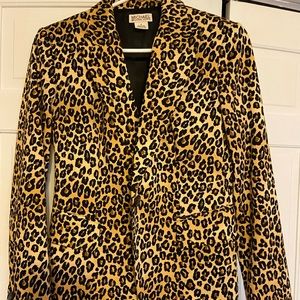 Michael Kors Leopard Blazer size 8